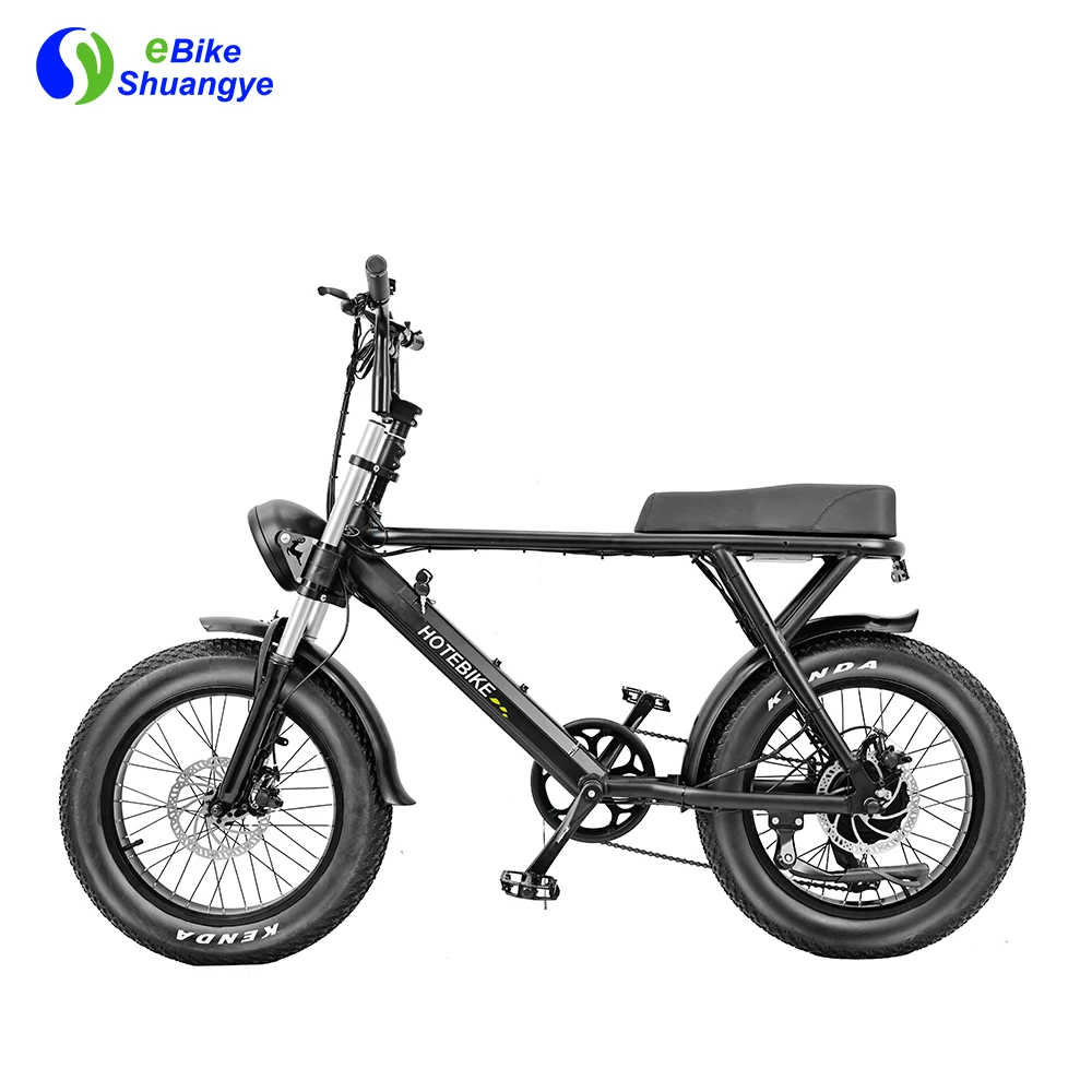 fast 500W 750W vintage retro super style off road 20 inch x 4.0 fat tire electric bike cruiser man woman