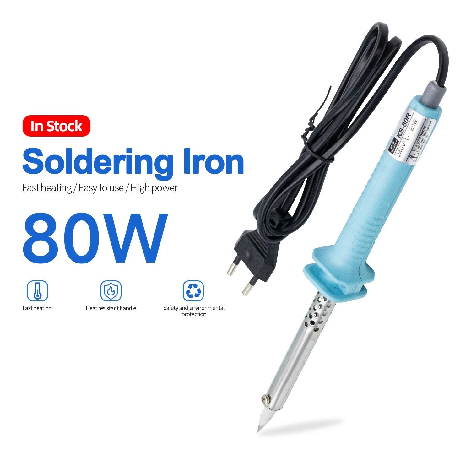 High Power electrical soldering iron 80W Soldering Rework Repair Tool Soldering Iron Kit
