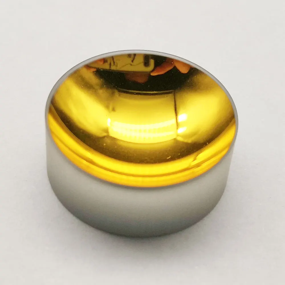Optical Glass Plano Concave Mirror With Protective Gold Coating, Ravg>97% at IR spectrum