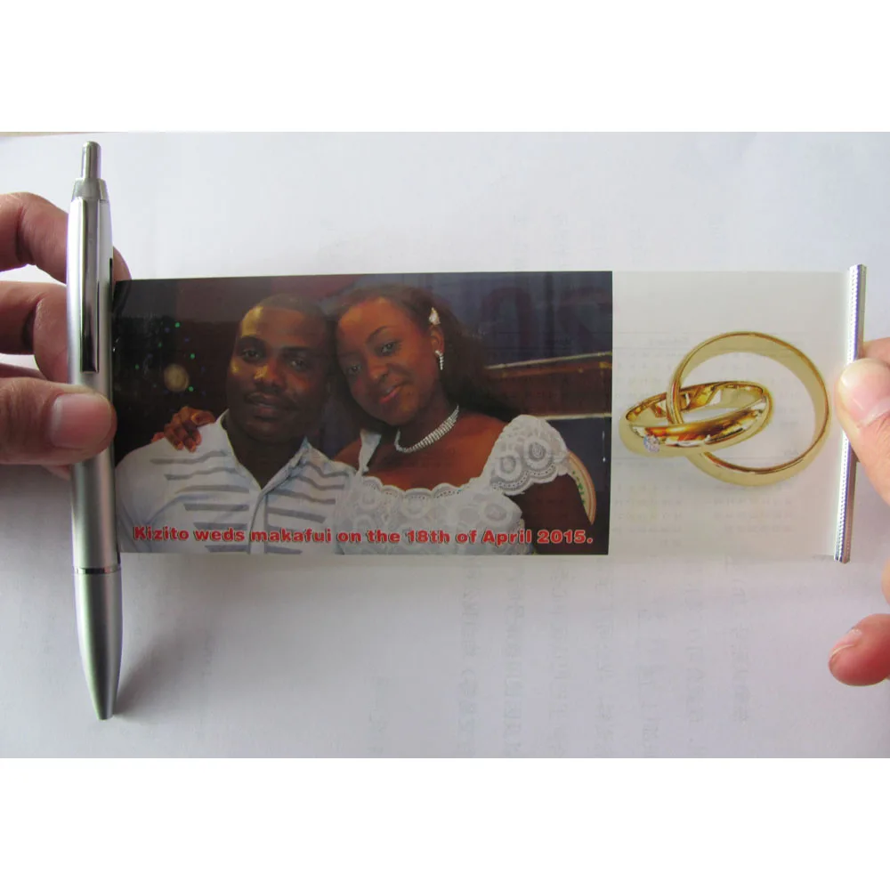 Custom Logo solid Banner Pen Printing Logo Business Advertising retractable Banner paper Ballpoint Pen for Promotion