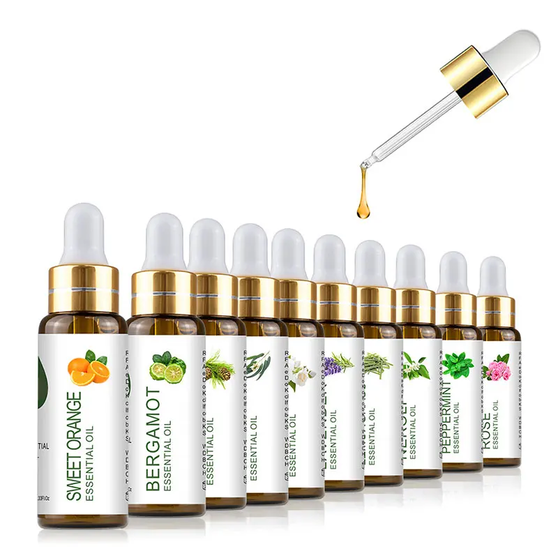 Low Price Low Moq Wholesale  10ml Private Label Pure Natural Organic Body Massage Eucalyptus Lemon Lavender Essential Oil