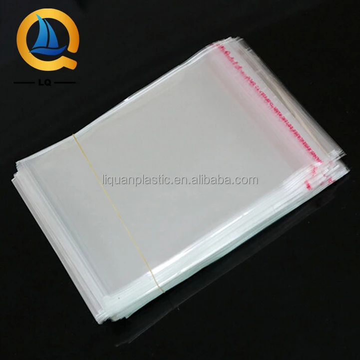 Clear Resealable Self Adhesive Opp Poly Cellophane Food Candy Jewelry Gift Bags Packaging Plastic Bag