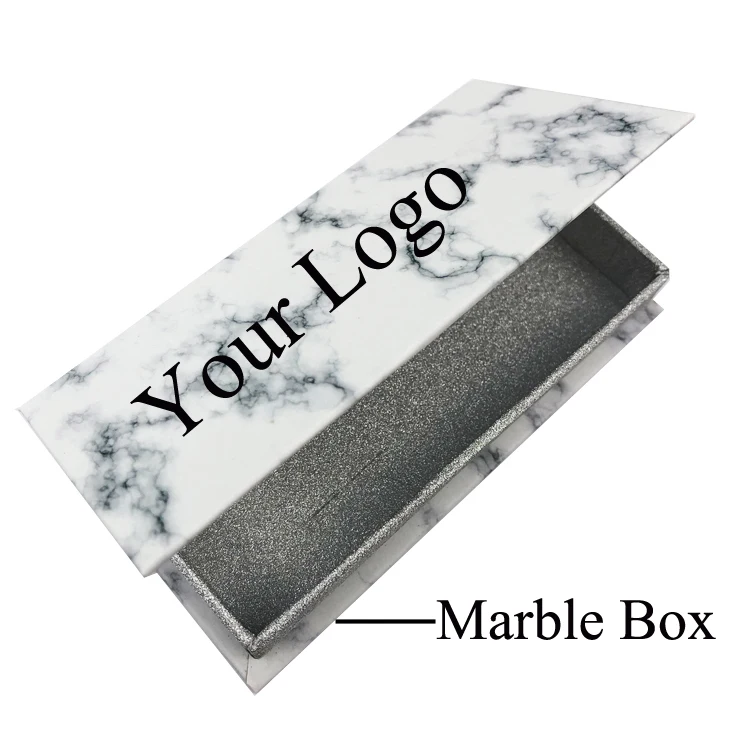 Customized Lashes Package Branding And Logo Eyelash Packaging Box Empty 25MM Lashes Glitter Lash Box