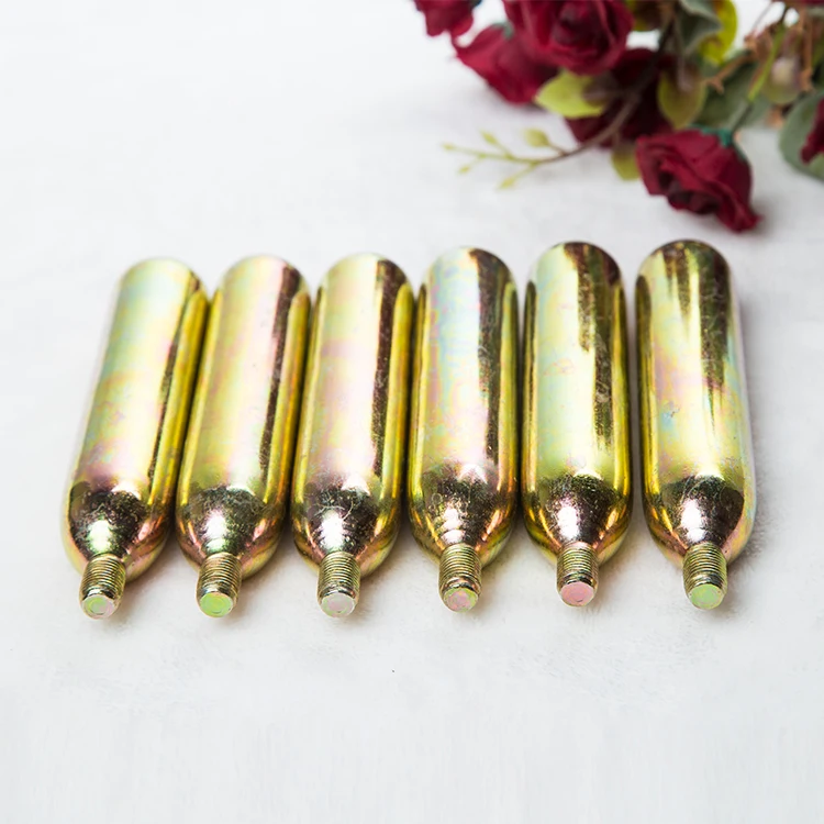 
High Grade Steel Material 33g Co2 Cartridge Strong Pressure Gas Cylinder 