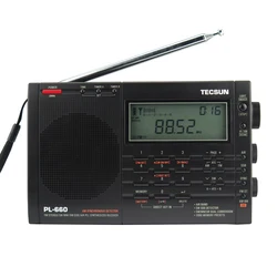 New TECSUN PL-660  Portable Dab Radio FM Stereo LW SW MW AIR PLL SSB World Band DSP Receiver Speaker