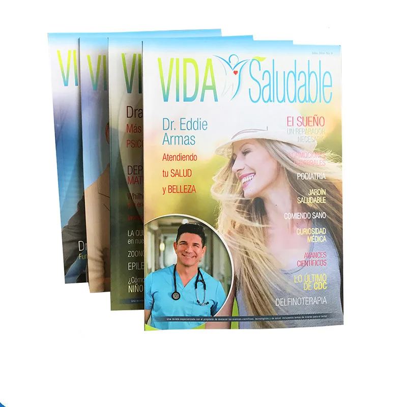 Manufacturer Print Glossy Paper a4 a5 magazine printing