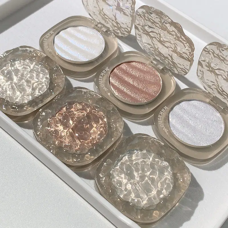 CVZ Low MOQ Single Color Highlighter Powder Flashing Contour Delicate Pearlescent Brightening High Gloss Powder