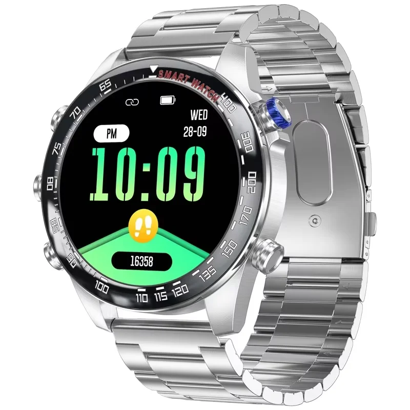 OEM Smartwatch CT11 Silicone Straps Rotatable Button 1.28 Inch Full Touch Screen Smart Watch with Sleep Tracker and Pedometer