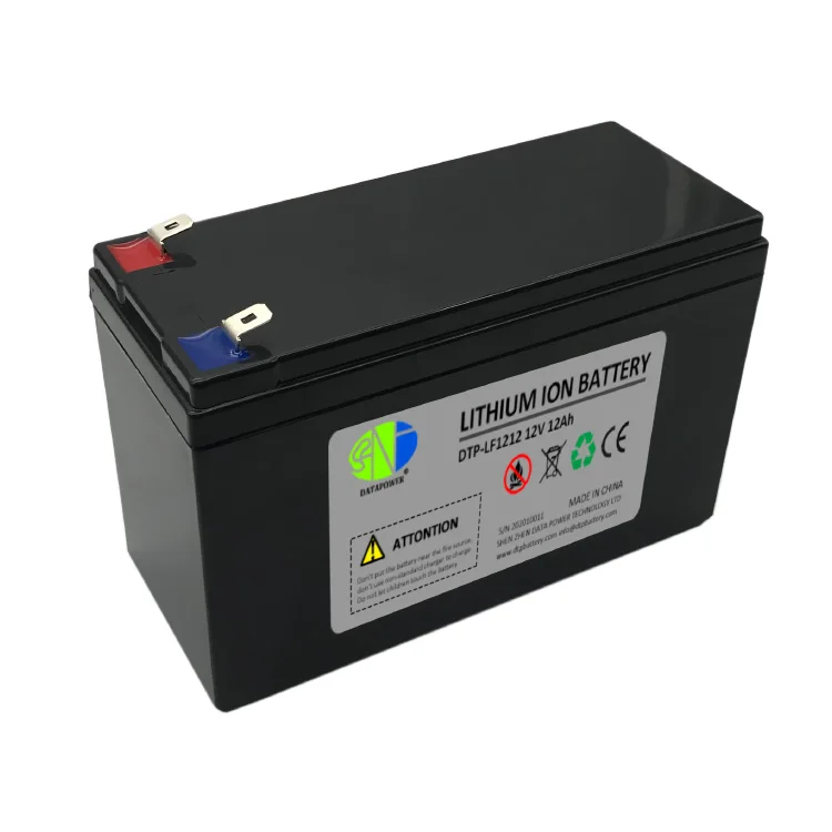 12V 6Ah 12Ah Rechargeable Cylindrical Lifepo4 battery pack for Solar System