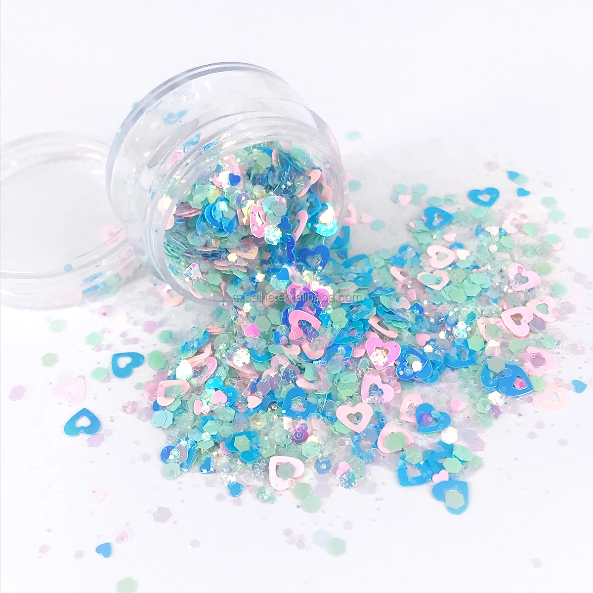 Bulk Non-Toxic Cosmetic Grade Polyester Glitter Butterfly Shape Holographic Chunky glitter