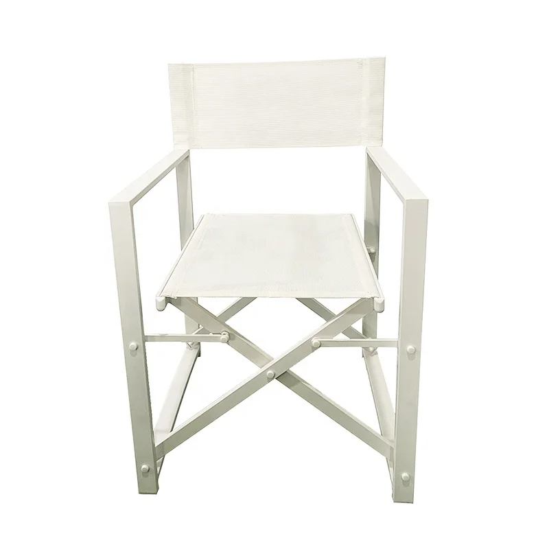 Wholesale Factory Aluminum Frame Folding Fishing Camping Beach Chair Portable Foldable Director Chair