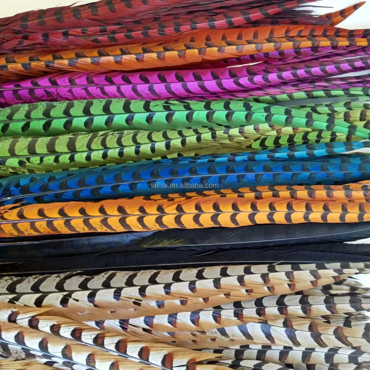 Wholesale dyed colorful long pheasant feathers natural reeves pheasant feathers for carnival decoration
