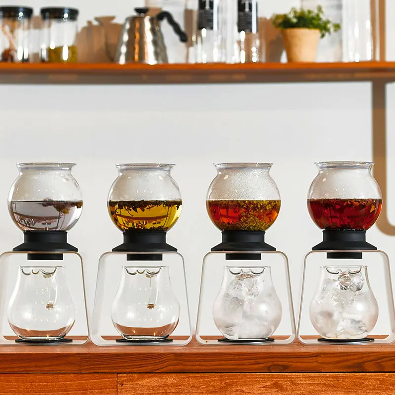 Food Grade 1000Ml Heat Resistant Borosilicate Glass Coffee Dripper Pot Tea Maker Teapot Tea