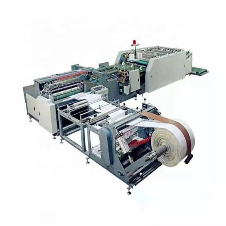 High Quality Automatic PP Woven Sack Sewing and cutting Machine bag making machine