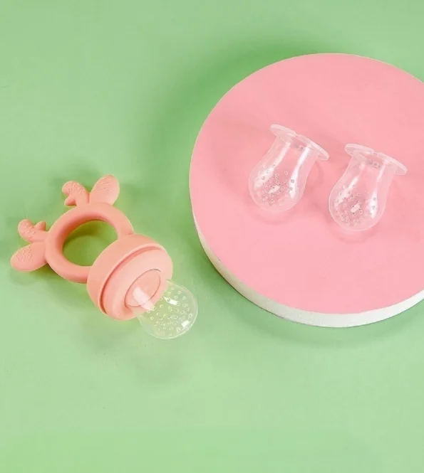 Custom Eco-friendly Kids Fruit Pacifier Baby Fresh Fruit Food Nibbler Pacifier Bpa Free Silicone Baby Food Pacifier