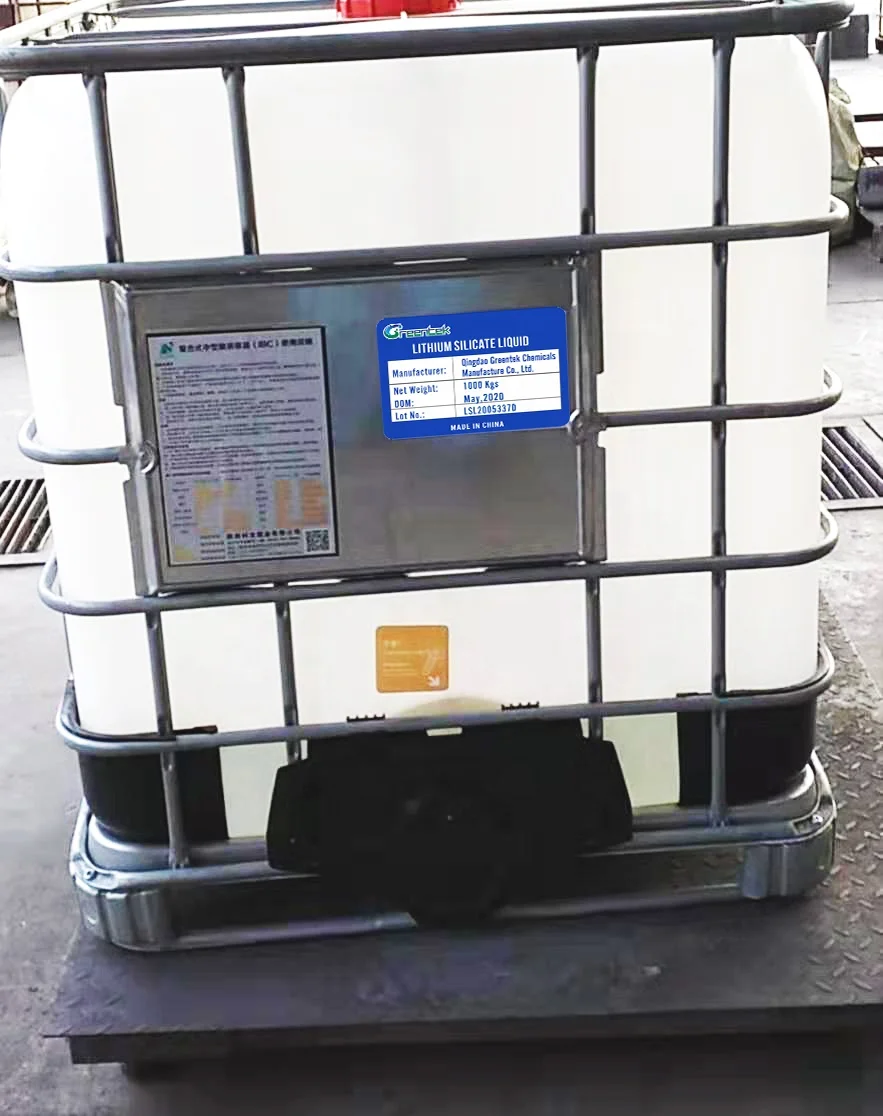 Good Sheen Chemical Concrete Hardener Clear Lithium Silicate Liquid