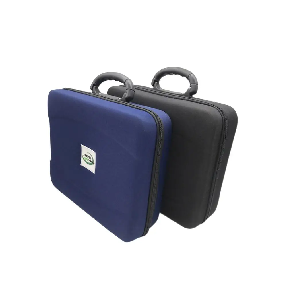 Zipper pouch sleeve accept customized printing hard black cover case EVA