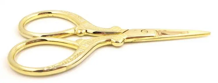 
Makeup Eyelash Scissors Beauty Scissors Stainless Steel Eyebrows Gold Multifunctional Scissors 