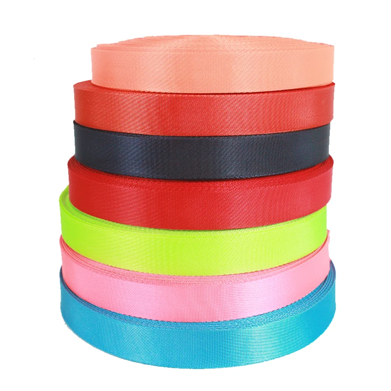 Wholesale eco friendly 20mm 25mm 30mm 38mm 50mm wide in stock customized solid colors nylon latex elastic band for waistband