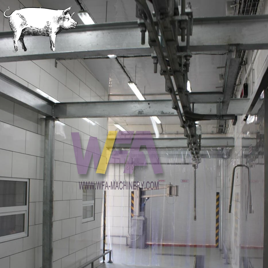 Design Small Meat Slaughter House 50 Hog Pig Abattoir Pork Line Equipment