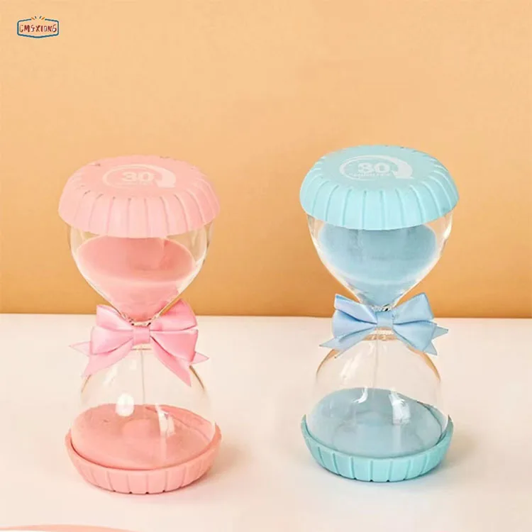 Factory Wholesale Custom Home Decor Desktop Clock Sand Timer Glass Hourglass 30 Minutes