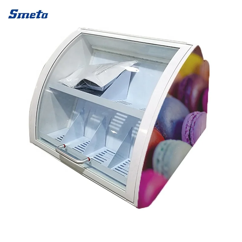 Smeta 15L Glass Door Table Top Chocolate Sugar Display Chiller Showcase