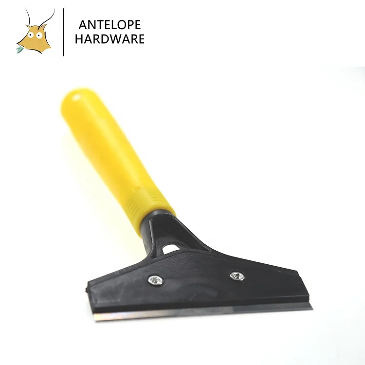 New Window Floor Wall Cleaner Long Plastic Handle Stainless Blade Scraper Machine