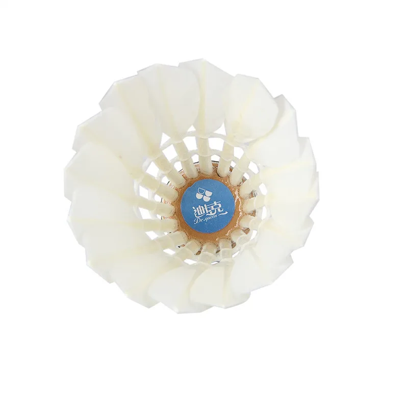 High Quality 3in1 Badminton Shuttlecock Durable Goose Feather Pure White for Professional Players for Training