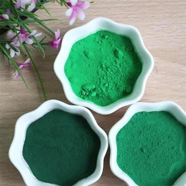 Pigment Manufacturer Produce Iron Oxide Green Pigment Phthalocyanine Green