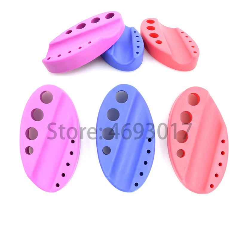 Oval Silicone Tattoo Ink Pigment Cup Pen Holder Stand For Permanent Makeup Microblading Pigment Ink Holder Tattoo Accessories