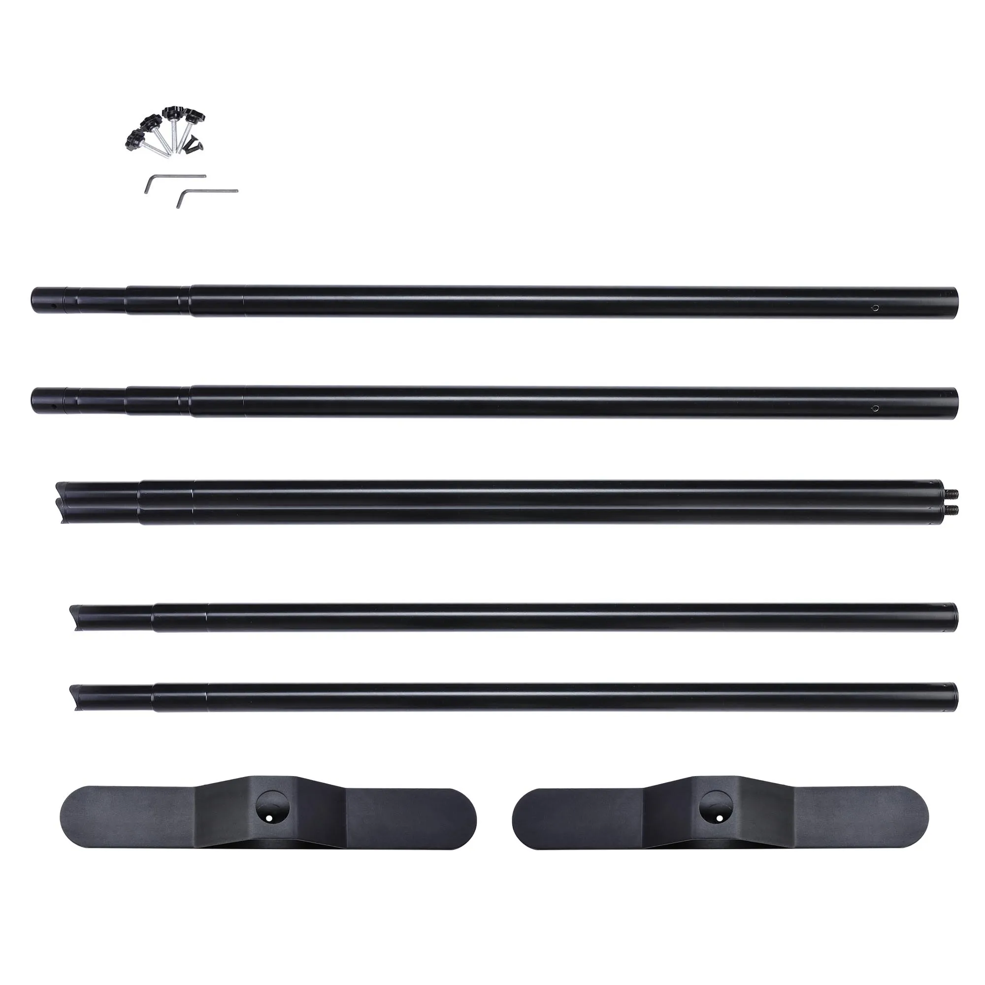 Алюминиевый телескопический фон с подставкой Регулируемый тканевый настенный дисплей