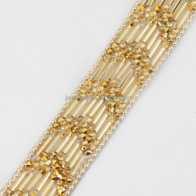 2.5 cm Iron on Strass Crystal Decoration Hot Fix resin Rhinestone Trim Ribbon Tape Roll for Clothes Cosmetic Boxes