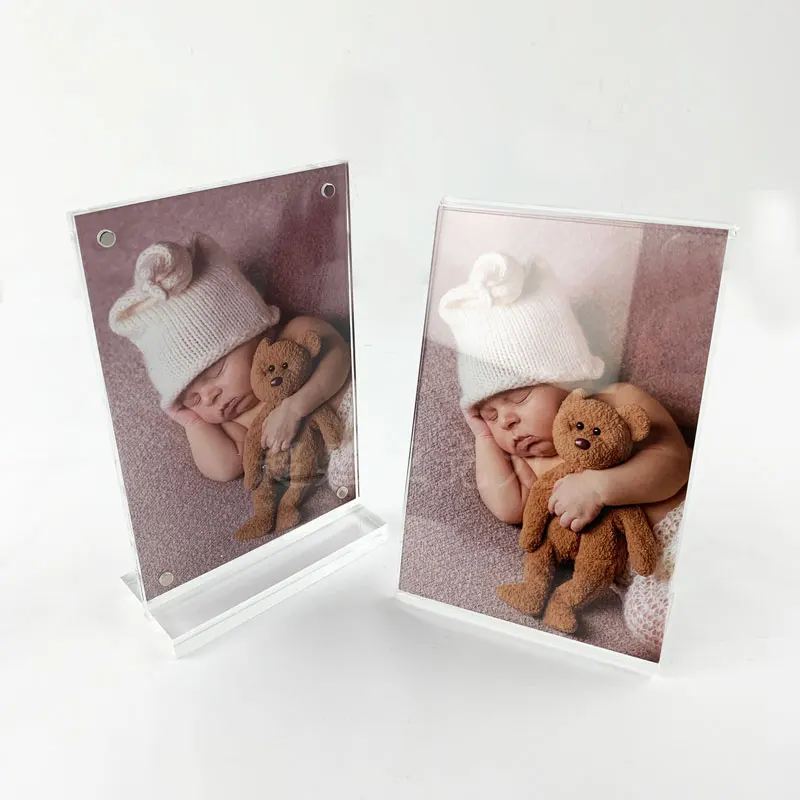 Factory direct sale L shape acrylic sign holder