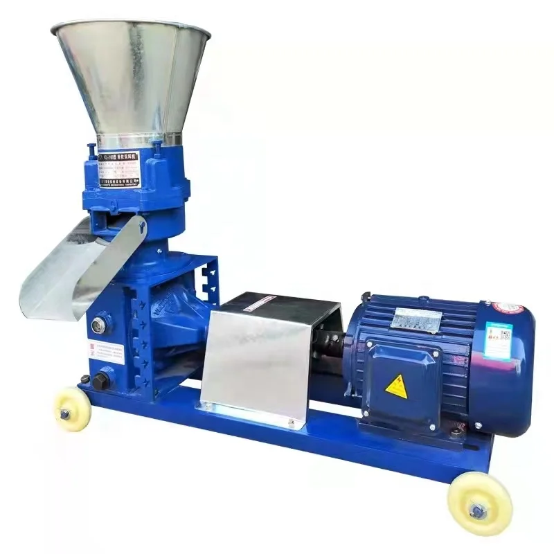 Small Poultry Feed Pellet Making Machine / Animal Feed Processing Machines / Chicken Feed Production