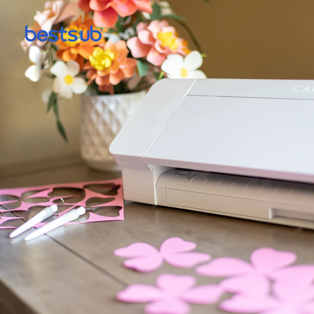  BestSub Cricut производитель пользовательских наклеек резак силуэт новейший плоттер CAMEO 4 бумага винил режущий