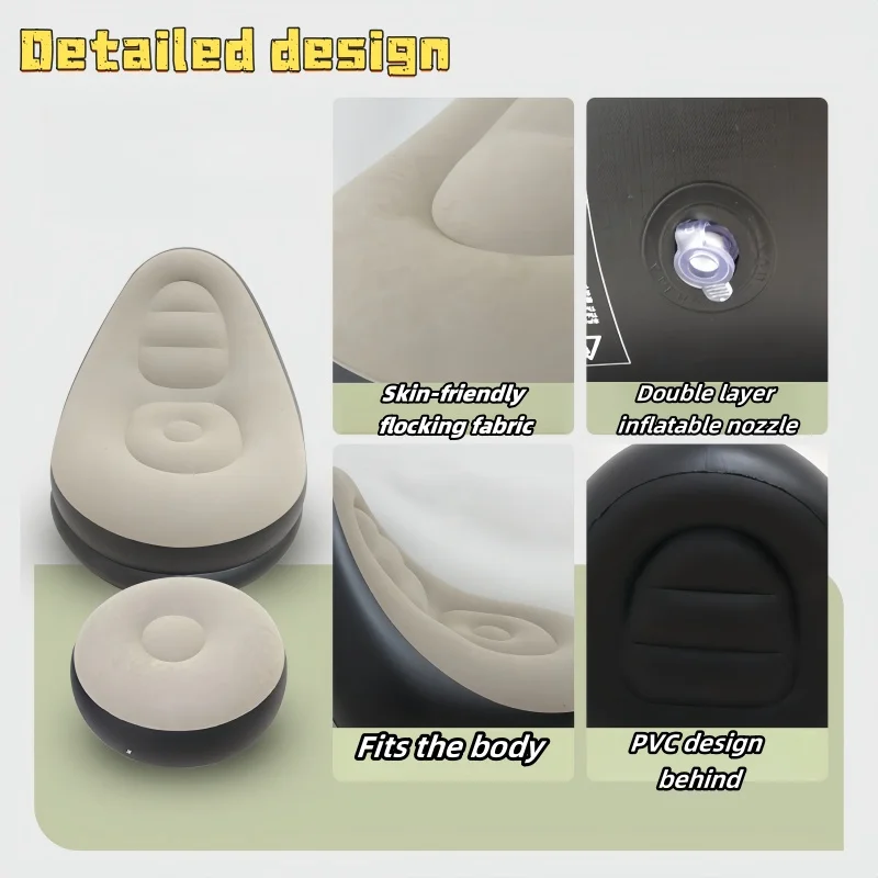 SunsetChill Inflatable Sofa Watch the Sunset in Style with Our Inflatable Luxury A Bestseller for Beachfront Relaxation