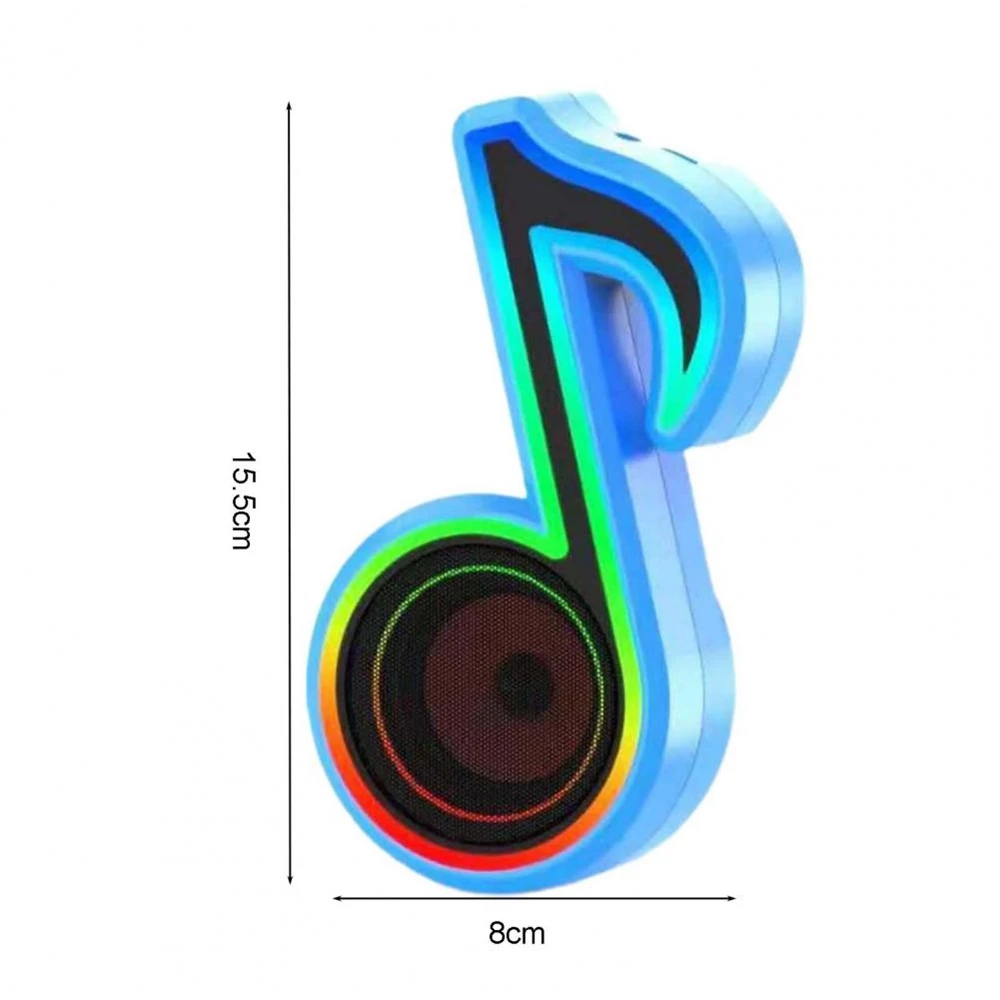 Bluetooth Portable Radio Rechargeable Loudspeaker Box RGB LED BT TF Card Mobile Phone Computer Audio Player Wireless Speaker
