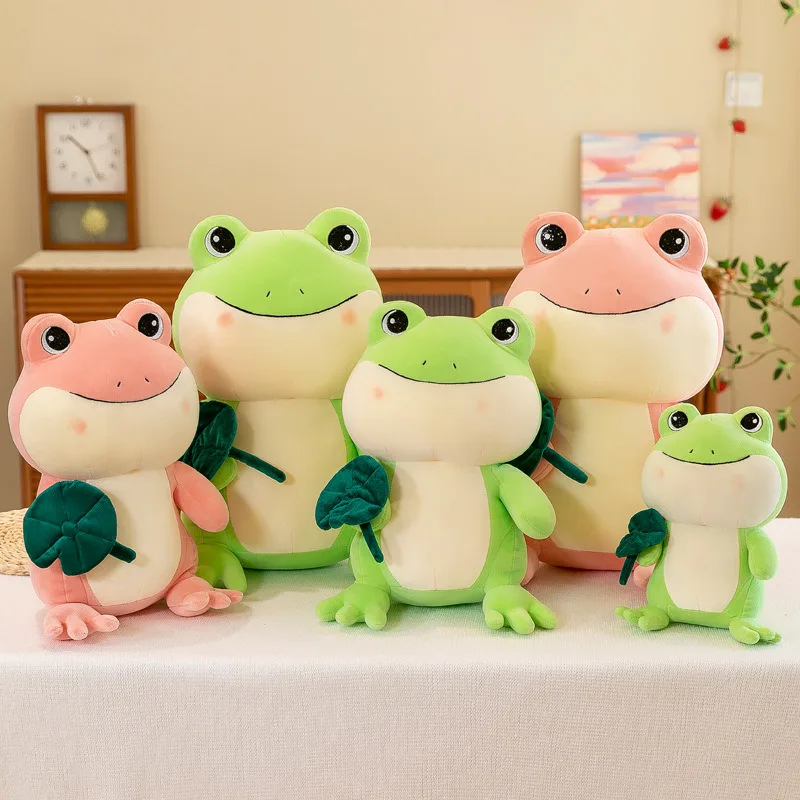 Geeme пользовательские дети Peluche 28 см мягкая плюшевая игрушка лягушка