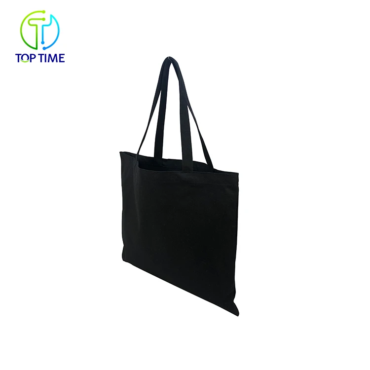 Recycled Wholesale Bulk Plain Canvas Cotton Tote Shopping Bag