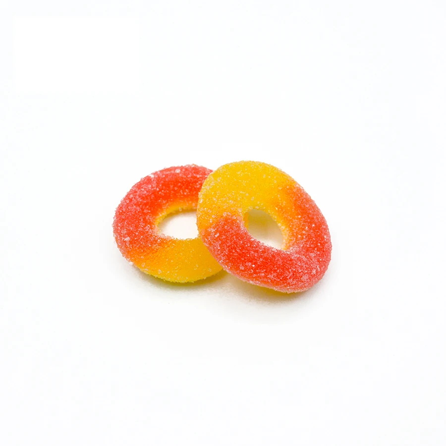 Halal sugar coated gummy candy Vegan soft candy for children