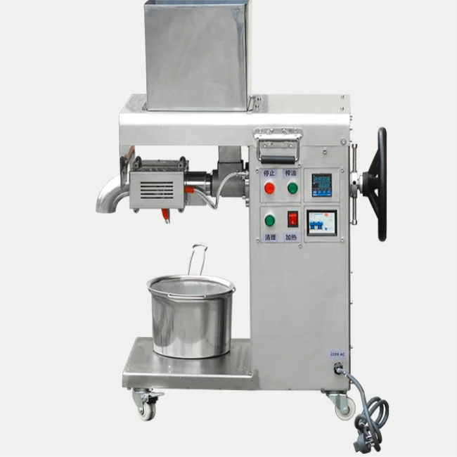 2021 new arrival Stainless steel household press oil machine commercial oil press wholesale oil presse for sale with CE approved