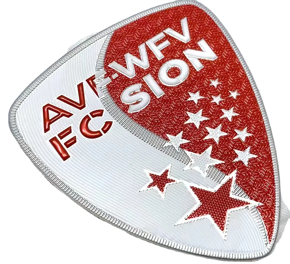 Спортивная одежда Золотой бейдж 3D термотрансферный термополиуретановый патч Кожаный Фирменный