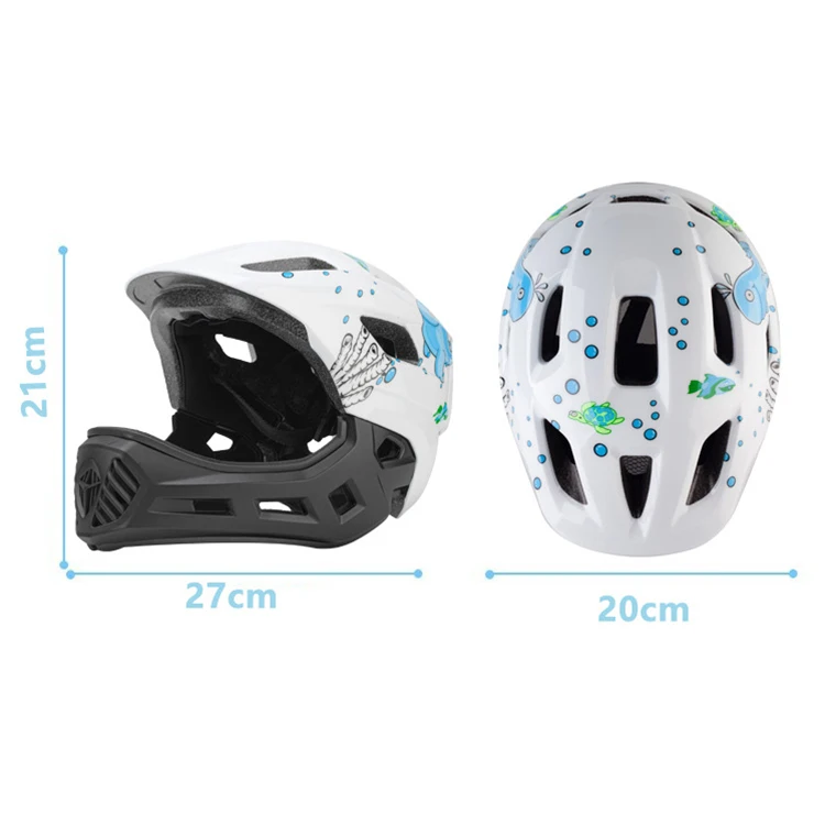 Full Face Kids Bike helmet Children Cycling Helmet Electric Scooter Snowboard Sports Helmet