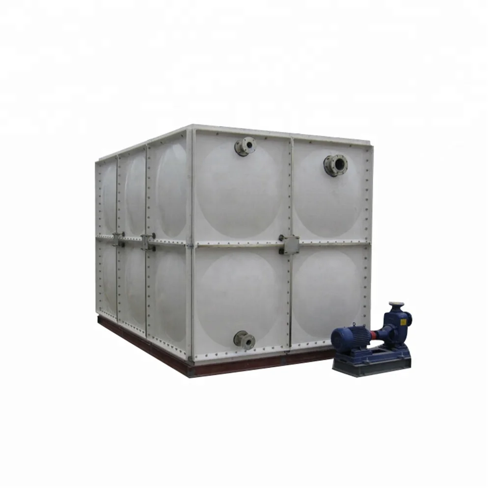 GRP Panels Assembled Type Flexible Plastic GRP Water Tank for Fire Fighting Water Storage