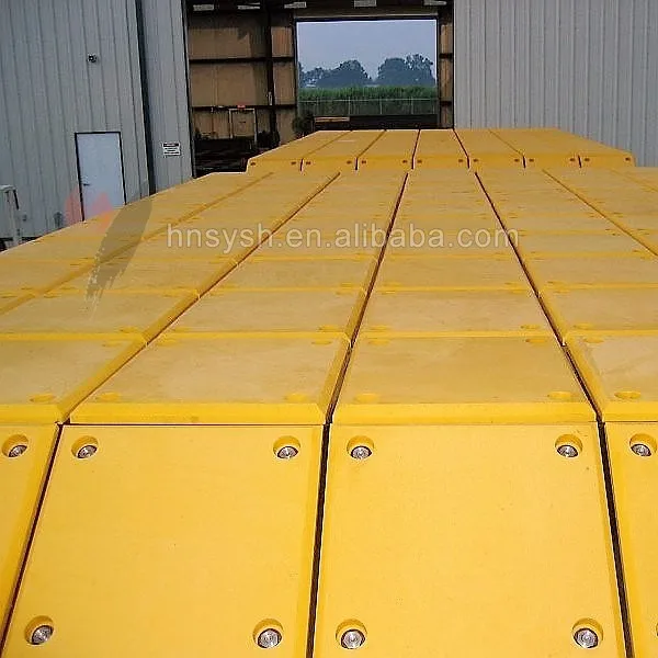 Shipboard fender pier apron fender pad marine boat fender