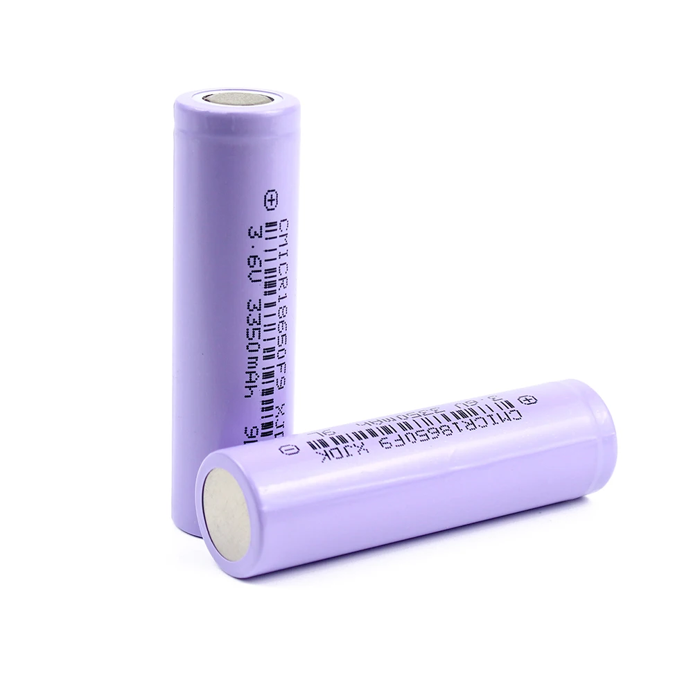 HAKADI 18650 3.7V 3350mah Rechargeable Lithium-ion Batteries High Capacity Wholesale For Solar Light DIY Power Bank