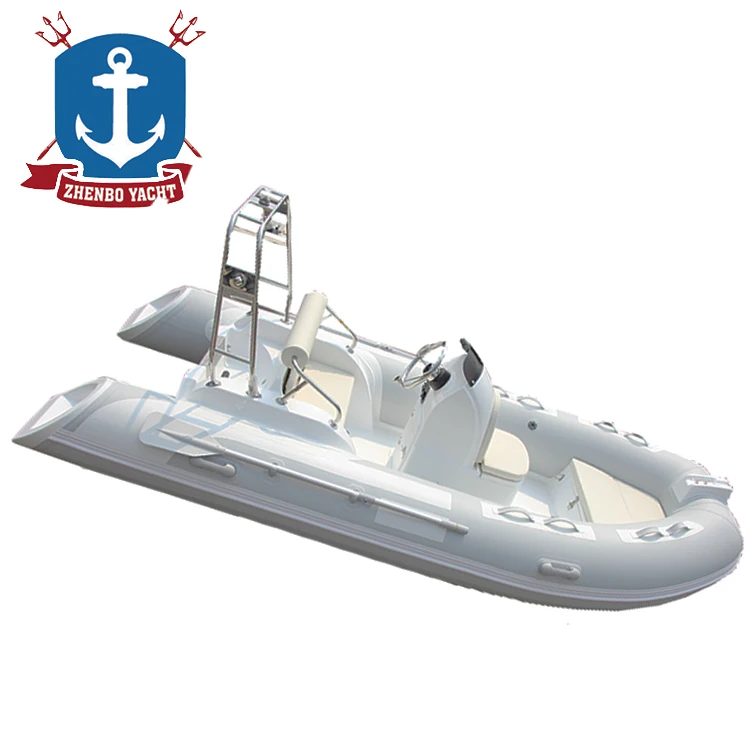 2024 ZHENBO kayak boat fishing 13ft zodiac boat with trailer 3.9m seven capability drift rigid inflatable boat