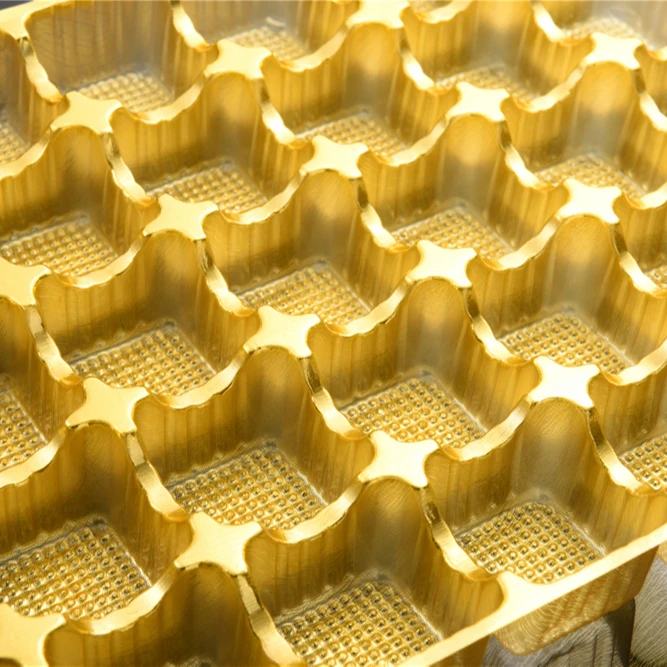 High Quality Vacuum Forming Food Grade Custom Plastic Blister Packaging Cavity Chocolate Insert Inner Tray For Packing