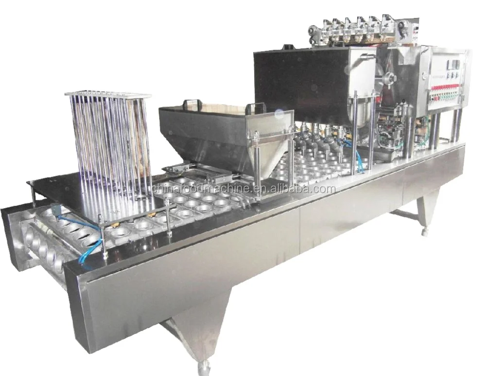 sauce ice cube cup filling and sealing machine