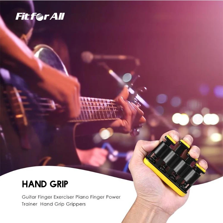 ABS Hand Grip Finger Trainer Strengthener Adjustable Guitar Finger Exerciser Trainers